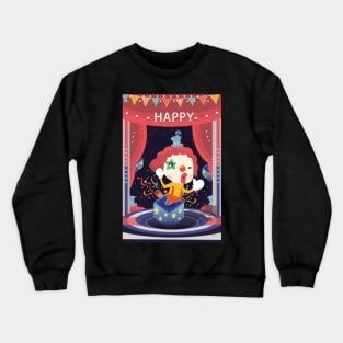 Happy Magic Clown Crewneck Sweatshirt